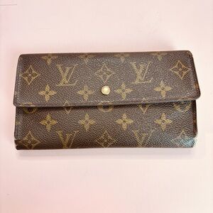 Louis Vuitton Wallet Women|Authentic Monogram Pochette Designer Wallet